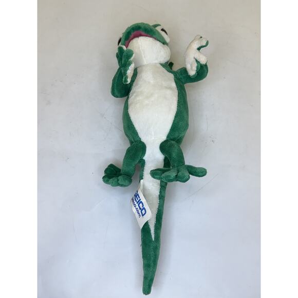 RARE 2007 Gecko Turtle Bag Cocoon Plush Green Advertising Stuffed Animal - Picture 4 of 12